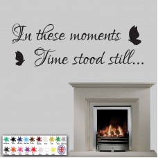 In These Moments Time Stood Still - Wall Sticker, Butterfly Art Memories      201533752947